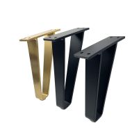 2Pcs/set U-shaped metal furniture leg table leg bracket protection pad support leg for sofa leg Furniture cabinet chair feet Furniture Protectors Repl