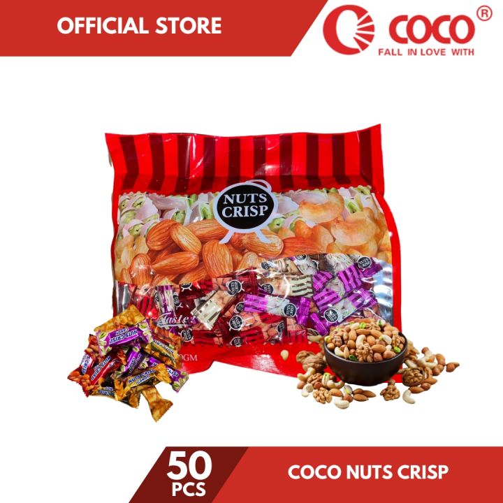 coco Nuts Crisp 500g gram-50 pcs per pack-assorted flavor Price