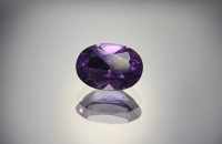 พลอยอเมทิสต์ (Amethyst) "อัญมณีแห่งความรัก ความสงบ" น้ำหนัก 0.92 ct ขนาด 5.2x4.2x7.4 mm. พลอยแท้ 100% เนื้อดี ราคาถูก