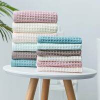 ❂✎ 2pcs High Quality Cotton Hand Towels Plaid Hand Towel Face Care Magic Bathroom Sport Household Non-disposable Towel