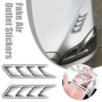 3D Stereo Car Stickers Fake Air Outlet Sticker Anti-Scratch Accessories Simulation Sticker Outlet Decal Stickers D8G8