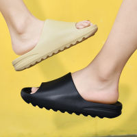 Women Thick Platform Slippers Summer Beach Eva Soft Sole Fluffy Slides Sandals Men Ladies Indoor Bathroom Anti-slip Wedges Shoes