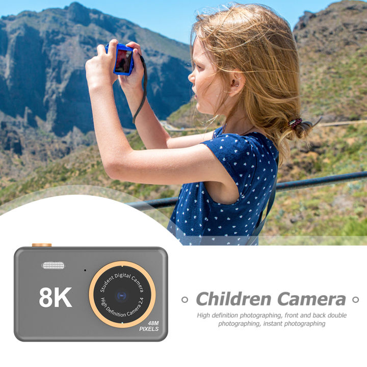 เด็กกล้องกันน้ำ1080p-จอ-hd-กล้องของเล่น8ล้านพิกเซลเด็กการ์ตูนน่ารักกล้องถ่ายภาพกลางแจ้งของเล่น