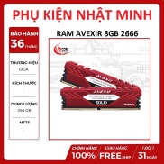 BÁN CẮT LỖ Ram PC Avexir 8GB DDR4 Bus 2666 SOLID tản nhiệt hàng chính hãng