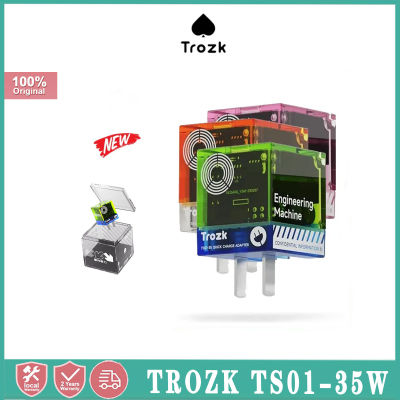 Trozk เครื่องชาร์จอุปกรณ์ชาร์จโทรศัพท์ในรถยนต์ Pd แกลเลียมไนไตรด์35วัตต์อุปกรณ์ชาร์จโทรศัพท์ในรถยนต์เร็วไม่จำกัด TS01แอนดรอยด์ไม่ Huawei