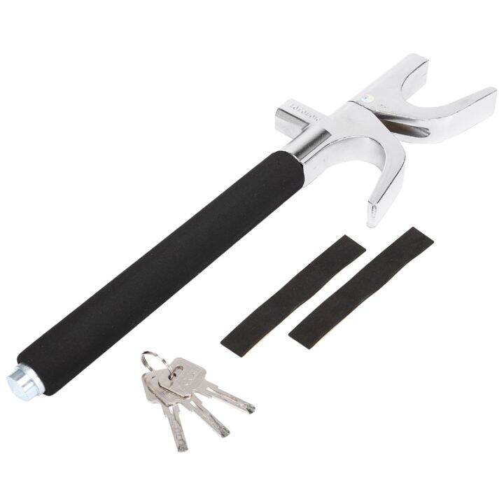 Car Steering Wheel Lock Adjustable Car Security AntiTheft Device Heavy