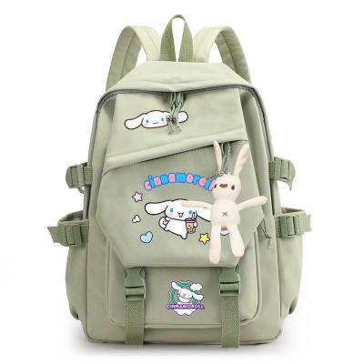 Sanrio Cinnamoroll Backpack for Women Men Student Large Capacity Breathable Fashion Personality Multipurpose Bags