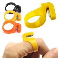 ๑☒₪ 1pcs/2pcs Finger Blade Needle Craft Home Plastic Thimble Sewing Ring Thread Cutter DIY Household Sewing Machine Accessories