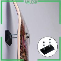 [Amleso] ชั้นวางสเก็ตบอร์ดอะคริลิคแบบติดผนังสําหรับ Longboard Skis