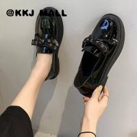 KKJ MALL Ladies Small Leather Shoes 2021 Summer New Style Japanese JK Bow Womens Shoes Korean Fashion Students All-match Single Shoes