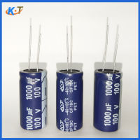 แหล่งจ่ายไฟกำลังสูงตัวเก็บประจุด้วยไฟฟ้า 100V1000uF 18X35mm ตัวเก็บประจุ 1000uF100V สต็อกของโรงงาน