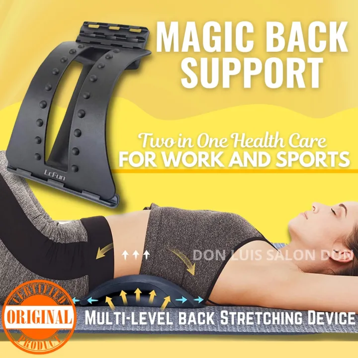 [DONLUISSALON ]Magic Back Support Plus Massager Multilevel Lumbar