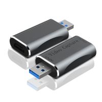 USB การ์ดที่รองรับ HDMI 4K เสียงวิดีโอบันทึกฟรีไดรฟ์บันทึกเกมจับภาพ HD สำหรับถ่ายทอดสดทางคอมพิวเตอร์ OBS