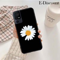 เคสโทรศัพท์ใหม่สำหรับ Sharp Aquos V7 Plus อะควอสคมชัด Plus Cover + Flower Chrysanthemum Support Ring สำหรับป้องกันการตกหล่นอะควอสคมชัด Sharp Aquos V7 เคส