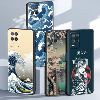 ศิลปะสไตล์ญี่ปุ่น Capa สำหรับ Realme 8 C21 6 C3 7 Pro GT Master XT C11 7i เคสโทรศัพท์สำหรับ Oppo A53 A9ฝาหลัง A52 A93