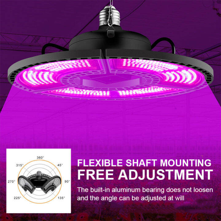 E27 LED plant grow light UV Lamp Plant red and blue spectrum folding