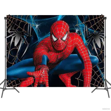 Marvel Spiderman Backdrop Party Decoration Spider Man Backgroud