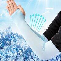 For Cycling Arm Sleeves Polyester Protective Arm Cover Sun Protection Universal 1 Pair 50g Highly Elastic Ice Sleeve