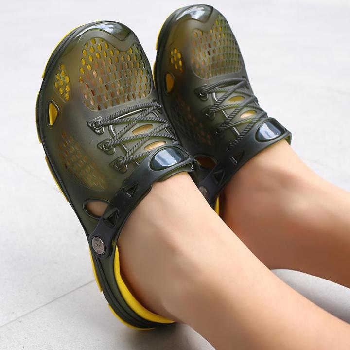 รองเท้าแตะรองเท้าแตะสำหรับผู้ชาย-zyats-รองเท้าแบบมีรูระบายฤดูร้อนรองเท้าบุรุษระบายอากาศไม่ลื่น