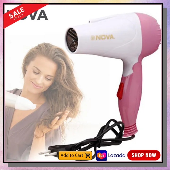 New Nova 1000w Foldable Hair Dryer | Lazada PH