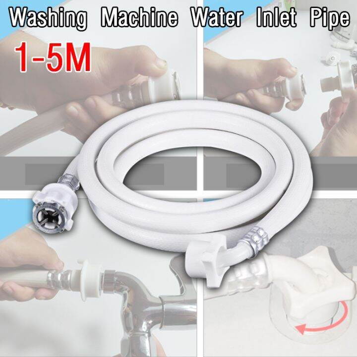 2/3/5m Automatic Washing Machine Inlet Water Hose Extension Tube