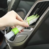 【■】 izwimenti1979 2 In 1 Ing Brush Air-Conditioner Outlet Ing Dust Brush Gap Sash Grooves Car Ing Tool อุปกรณ์ตกแต่งภายในรถยนต์