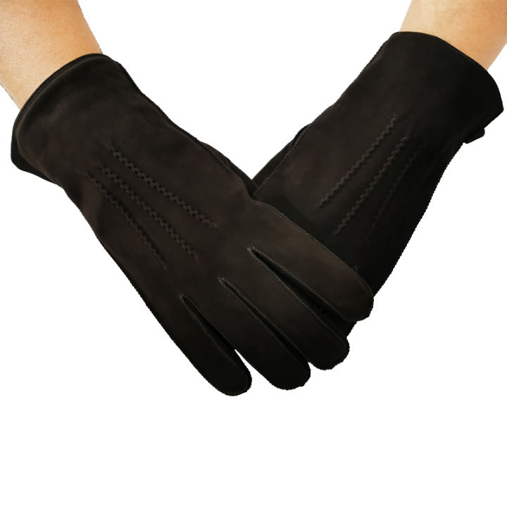 2021High-quality Wool sheepskin gloves mittens fashion leather outdoor gloves warm riding gloves delicate workmanship