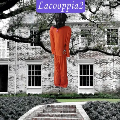 [Lacooppia2] พร็อพเครื่องแบบนักโทษฮาโลวีน สําหรับตกแต่งสวน หน้าต่าง