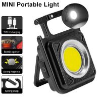 1000LM Flash Light Pocket Clip Mutifuction ไฟฉายแบบพกพา Pocket Work Light Outdorr แคมป์ปิ้งตกปลาปีนเขาโคมไฟ LED