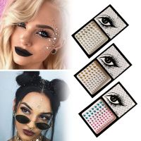 1PC Glitter Diamond Makeup Eyeliner Eyeshadow Face Rhinestone Stickers Jewelry Eyes Stage Party Makeup Crystal Tattoo Stickers Stickers