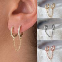 【YP】 New 925 Needle Strand Round Fringe Earrings Fashion Ladies Personality Chain Drop Wedding Je