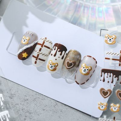 [COD] TENSOR new technology 5D thin and tough stickers pro transparent matte adhesive manicure milky ice cream TS1100