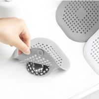 Hair Filter Sink Anti-blocking Strainer Bathtub Shower Floor Drain Stopper Silicone Deodorant Plug Accessories