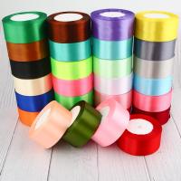 ♤○ 22meters/Roll 0.6cm 1cm 1.5cm 2cm 4cm 5cm Silk Satin Ribbons Crafts Bow Handmade Gift Wrap Party Wedding Christmas Decorations