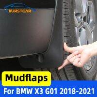 Xburstcar บังโคลนรถยนต์ S สำหรับ BMW X3 G01 2018-2021แผ่นกันโคลนล้อรถยนต์บังโคลนบังโคลนกันแดดด้านหน้าด้านหลัง2017อุปกรณ์เสริม