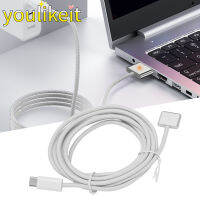 Yulikeit 2M Type C สำหรับ Magsafe 3สายชาร์จ140W PD ชาร์จเร็วใช้ได้กับ MacBook