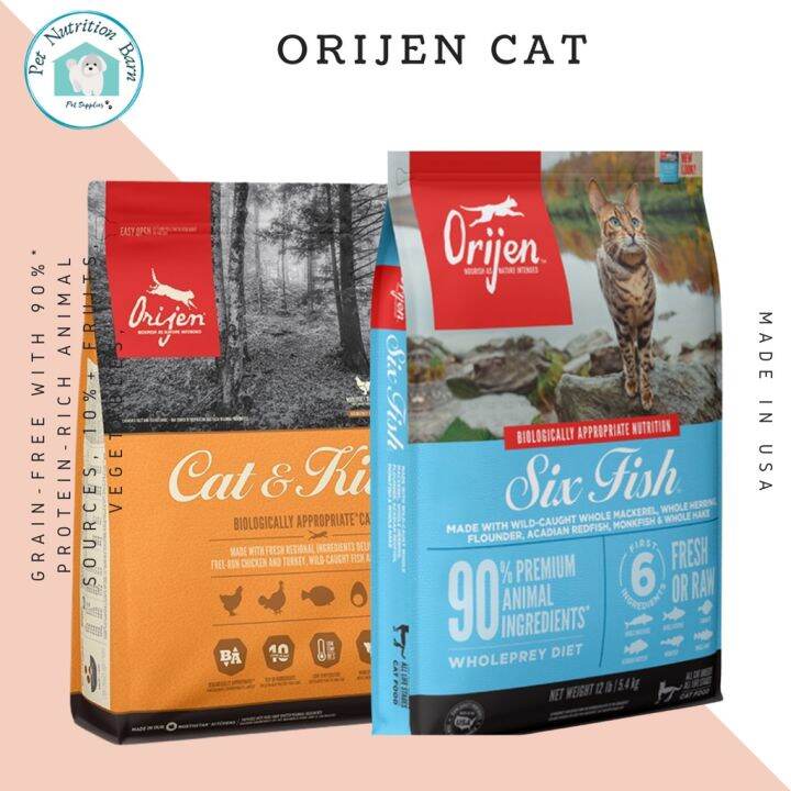 Orijen Cat food /cat & Kitten /six fish original package Lazada PH