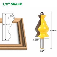 [HOT 2023] 1PC 1/2 "12.7MM 12MM มิลลิ่งไม้ตัดแกะสลักรูปภาพขนาดใหญ่กรอบดอกเร้าเตอร์แม่พิมพ์สายตัดไม้ Milling