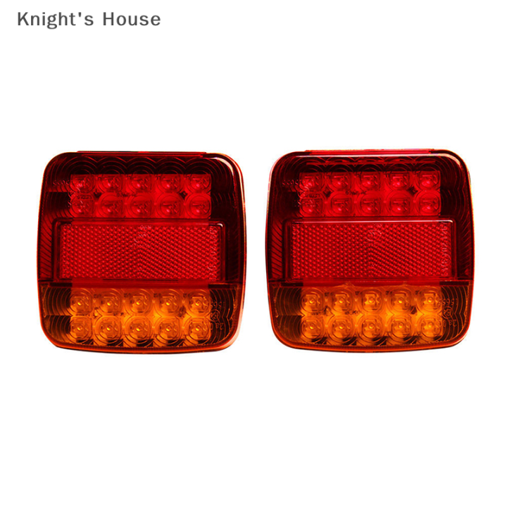 knights-house-รถบรรทุกพ่วง20led-ไฟท้ายเบรคหยุดไฟเลี้ยวไฟ-led-12v