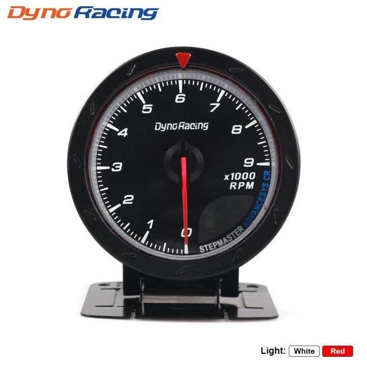 Dynoracing 60MM Car Tachometer Red & White Lighting 09000 Rpm gauge