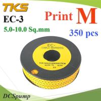 เคเบิ้ล มาร์คเกอร์ EC3 สีเหลือง สายไฟ 5-10 Sq.mm. 350 ชิ้น (พิมพ์ M ) รุ่น EC3-M