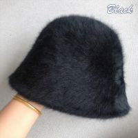 【CW】✎❖☜  Panama Fur Wool Hats Hat Pompom Ear Protection bucket hat Cap панама женская 모자