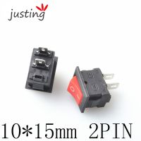 ☜▥♗  10x15mm 2PIN ON/OFF Boat Rocker Switch 3A 250VAC/6A 125VAC 10pcs