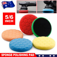 5Pc Polisher Pads For Buffing Hex 5"(125mm)/6"(150mm) Sponge