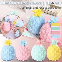 FUN New Simulation Flour Pineapple Decompression Toy Office Pressure Release Toy Slow Rising Stress Reliever Squishy Toys Set