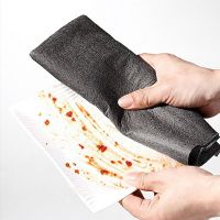 3Pcs New Thick Magic No Trace Glass Cleaning Cloth No Watermark Wipe Mirror Artifacts Dishcloth Lint Free Car Polishing Rag Dish Cloth  Towels