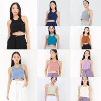 picht Day High Crop tank TS Collection เสื้อครอป แขนกุดคอกลม