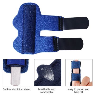 Adjustable Finger Corrector Splint Pain Relief Finger Brace Support Hand Splint Fix Strap Protector for Arthritis Joint Adhesives Tape