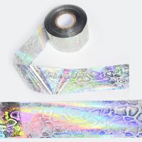 【CW】 100m Holographic Mermad Foils Sliders Print Stickers Decal Transfer Foil Snakeskin