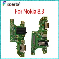 ที่ชาร์จตัวต่อที่ชาร์ทสำหรับ Nokia 8.3 5G สายแพบอร์ดหัวเชื่อมปลั๊กสำหรับสายเคเบิลงอได้ Nokia พอร์ต8.3